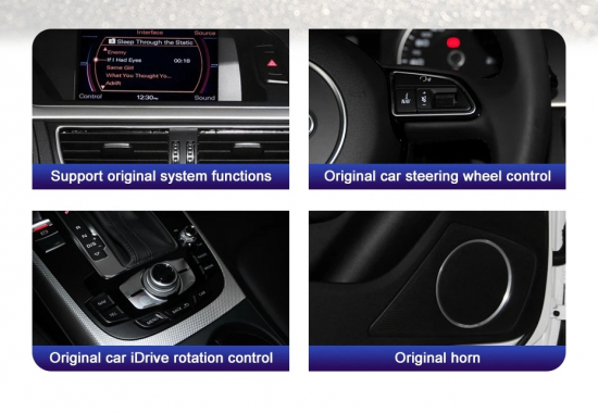 8,8" Android 14 Display 8-Core Audi A6 C6 2005–2011 CarPlay & Android Auto